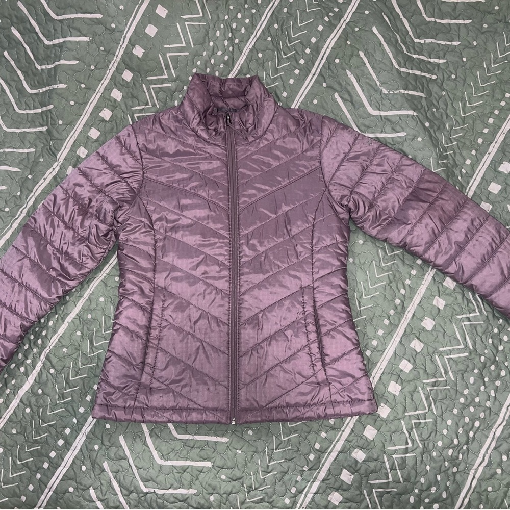 Women's Purple Columbia Puffer Jacket